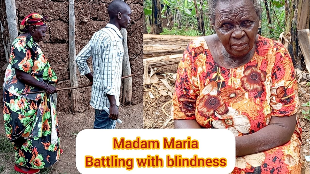 Meet Madam Maria  battling with blindness in right eye more than left eye