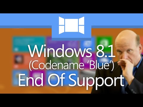 Windows 8.1 End Of Support