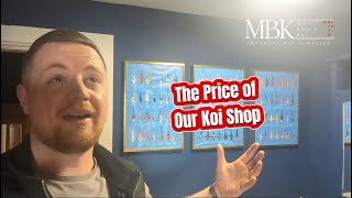 The Price of Opening a Koi Shop - My Boys Koi - Weekly Update #koishop