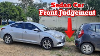 How to judge front of sedan car | Tips to judge Longer Bonnet | கார் ஓட்டுவது எப்படி ?