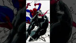 Spiderman vs Venom coloring page | Love Me Better #short #shorts