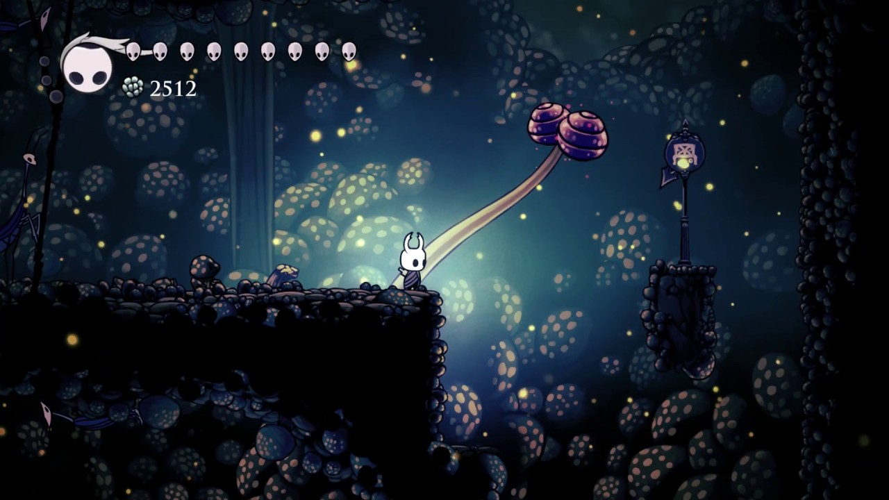 Карта грибных пустошей в hollow knight