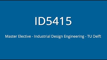 Introduction to ID5415 - Prototyping Connected Products