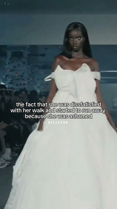 She Ate..She Made History⚡ #foryou #runway #supermodel #anokyai