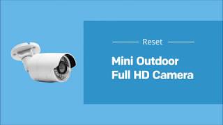 How to reset outdoor HD camera