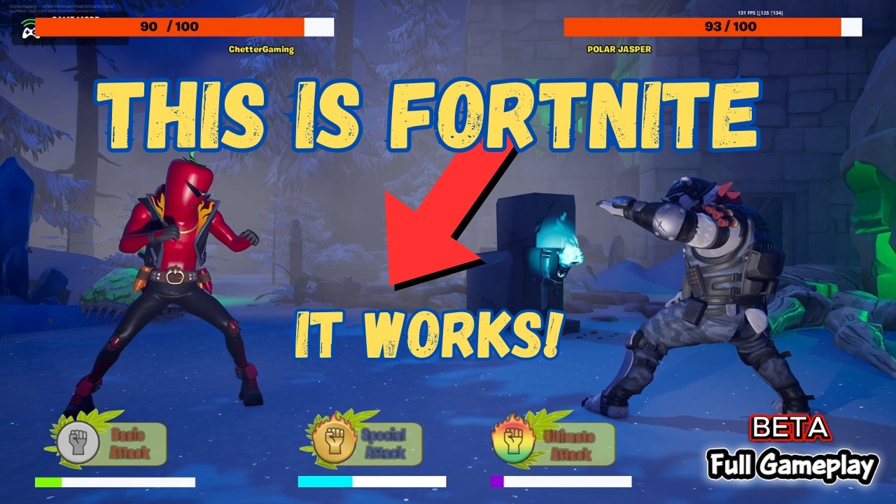 Fortnite Creative Fighting Game Mechanics (It Works!)