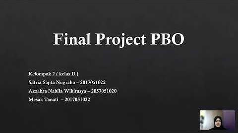 Final Project PBO Kelompok 2_Kelas D