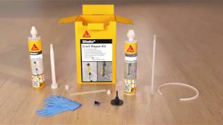 Sikadur® Crack Repair Kit for concrete and solid masonry