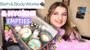 BATH AND BODY WORKS EMPTIES | PROJECT USE IT UP | SEP 2021