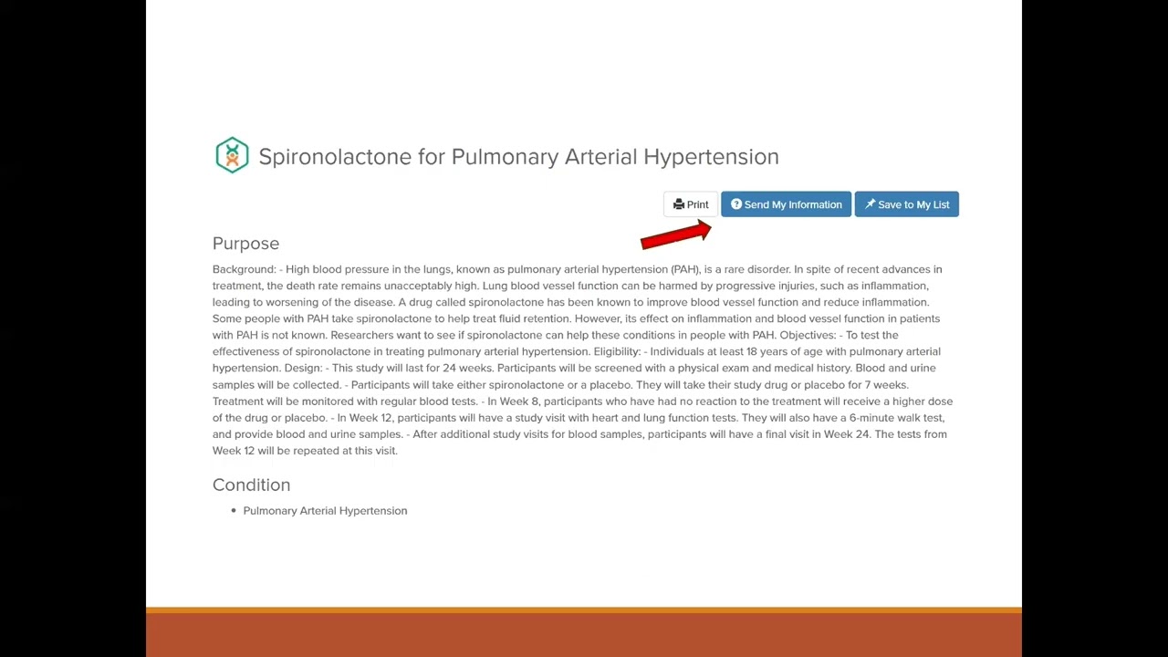How to Find a Research Study or Clinical Trial on ResearchMatch