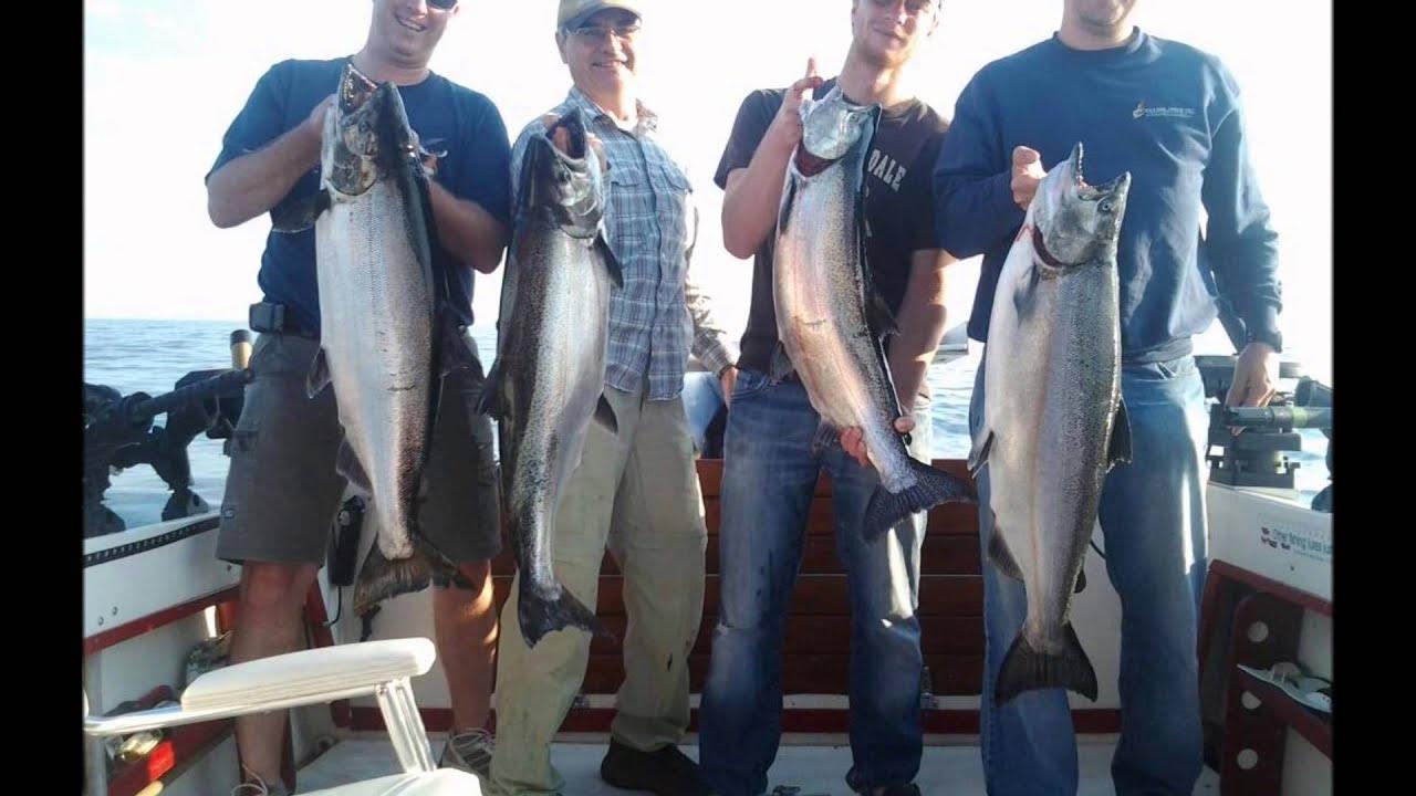 peche saumon lac ontario YouTube peche saumon lac ontario YouTube