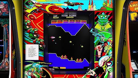 Scramble, Realistic Arcade Bezel with Reflective Shader by HyperSpaceMadness