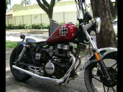 honda cb450 chopper