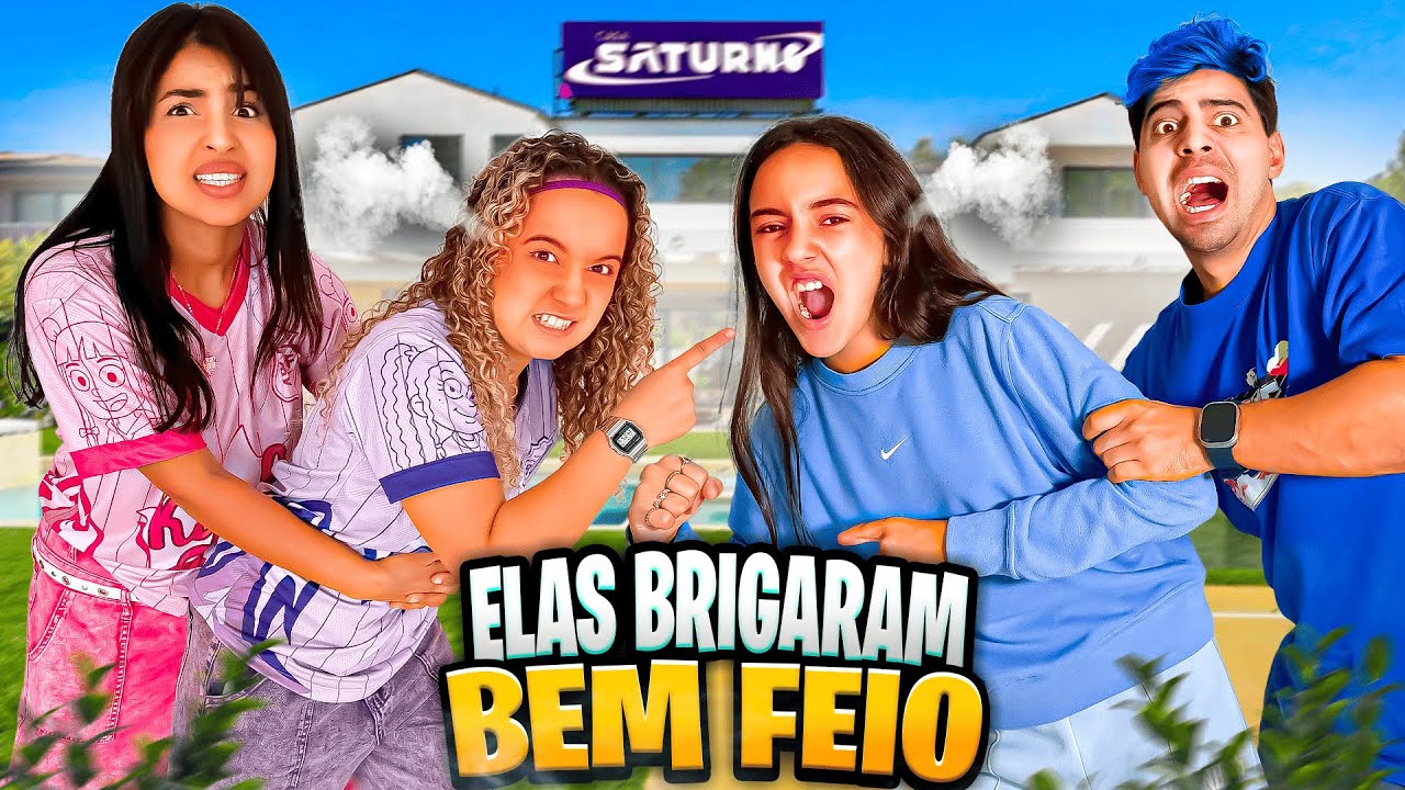 A BELINHA E A MINE BRIGARAM FEIO E FOMOS EXPULSOS DA NOVA MANSÃO SATURNO!! E agora?* (Kysha & Mine)