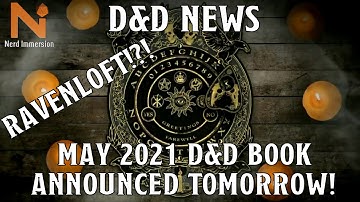 I Was Wrong...Ravenloft I Guess? New D&D Book Announcement | Nerd Immersion