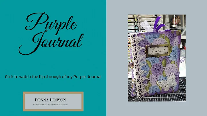 Purple Journal Flip Through!  Finally, it is done!...