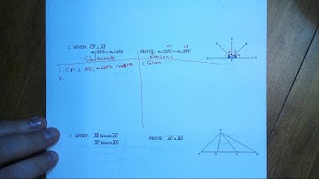 2-6 Angle Proofs HW Answer