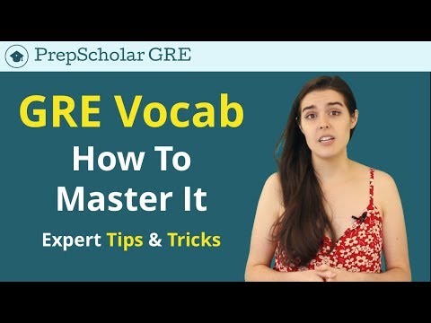 Vídeo: Como posso me lembrar do vocabulário GRE?