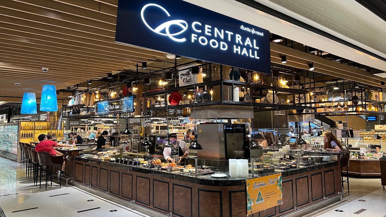 4K CENTRAL FOOD HALL in Central Phuket Floresta in March 2022 