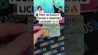 THEY ACTUALLY FOUND A BOATING LICENSE! 😱🔥