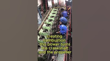 How does a ship engine work?