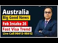 Australia / Germany Big Live Call 90413-90412Big Good News Feb Intake 26