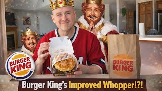 Burger King’s NEW & IMPROVED Whopper (My Review)!! 