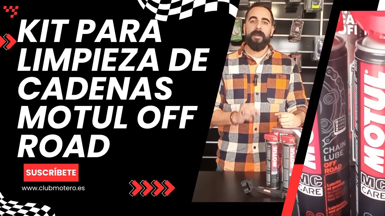 Kit de limpieza Motul para la moto y el motorista