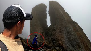 SUBÍ LA MONTAÑA PARA ENCONTRAR UNA EXTRAÑA PIEDRA