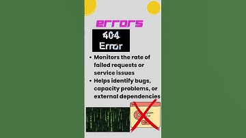 4 Golden Signals of Site Reliability Engineering( SRE) #devops