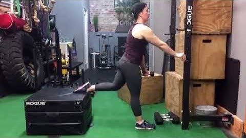 DB Bulgarian Split Squat drop set