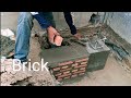 Tile Brick under the beam រៀបឥដ្ឋតាន់ក្រោមធ្នឹម