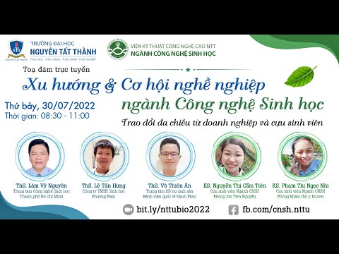 Video Tọa đàm online Xu hướng và cơ hội nghề nghiệp ngành... - YouTube