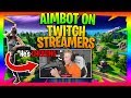 KILLING TWITCH STREAMERS WITH AIMBOT (AIMBOT & WALLHACK) (Fortnite Streamers VS Hackers)