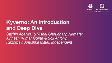 Kyverno: An Introduction and Deep Dive - Panel