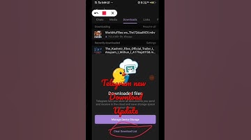Telegram New Update |Download Manager #shorts #telegramupdate #telegram
