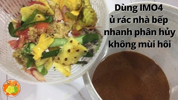 Cách làm phân hữu cơ từ rác thải nhà bếp dạng nước không mùi hôi!