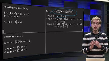 An orthogonal basis using Gram-Schmidt