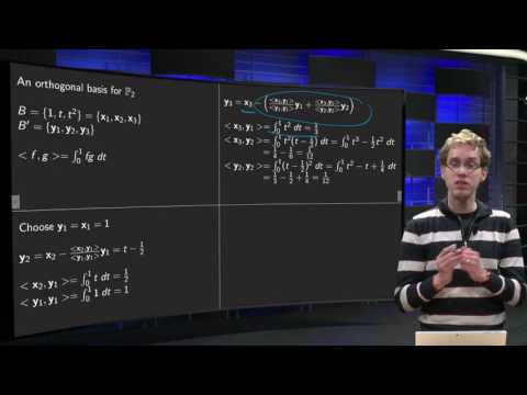 An orthogonal basis