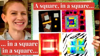 Square in a square, in a square, in a square, in a square.....