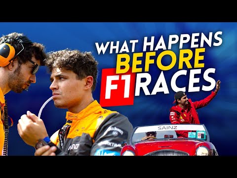 What happens BEFORE an F1 RACE?