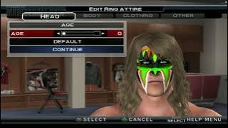 ULTIMATE WARRIOR CAW FORMULA SVR2011 PS2