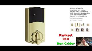 Kwikset 914 Wireless Dead Bolt Lock System Ron Crider