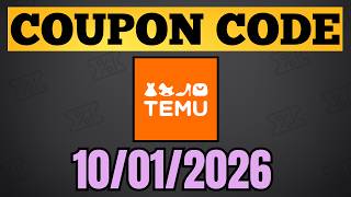TEMU Coupon Code October 2026 - TEMU Discount Code Promo Code - 10/01/2026