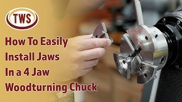 How to Easily Install Jaws in a Woodturning 4 Jaw Scroll Chuck - The Woodturning Store