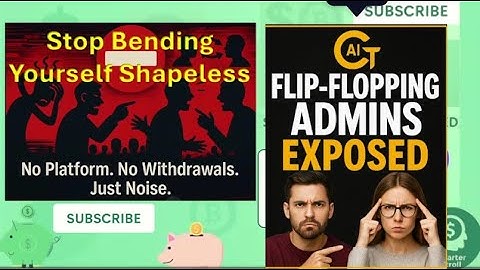 Flip-Flopping Admins EXPOSED: Bullying Investors for Asking Questions | AiCOTPS COTPS Saga Continues