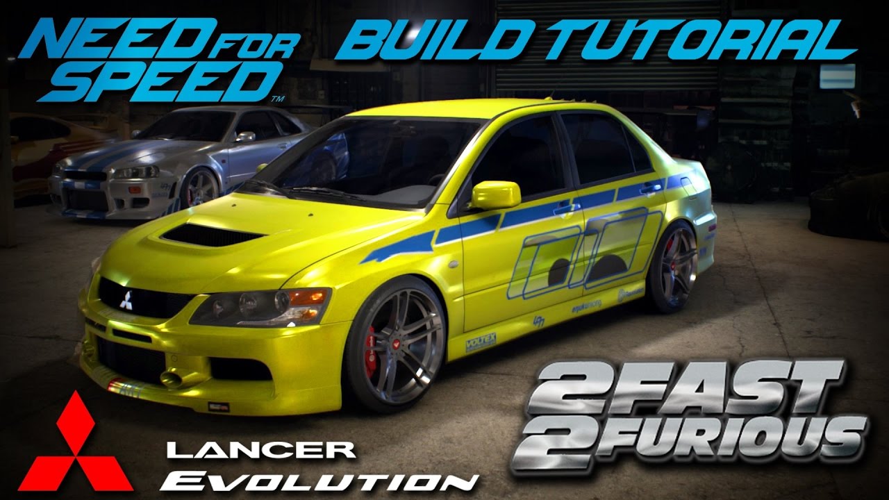 NFS Carbon how to make FF2 Brian Mitsubishi