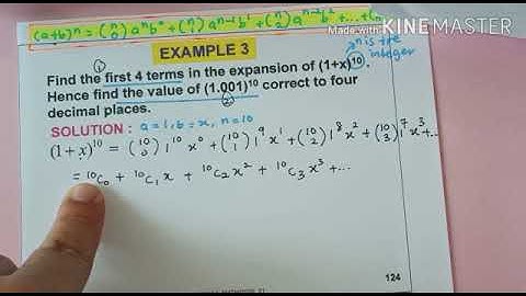 3.2 Binomial Expansions Part VII