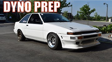 3SGE BEAMS TURBO AE86 Drift Car | DYNO Prep