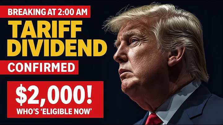 2AM Breaking News: Trump Announces $2,000 Tariff Dividend — Are You Eligible? |Social Security